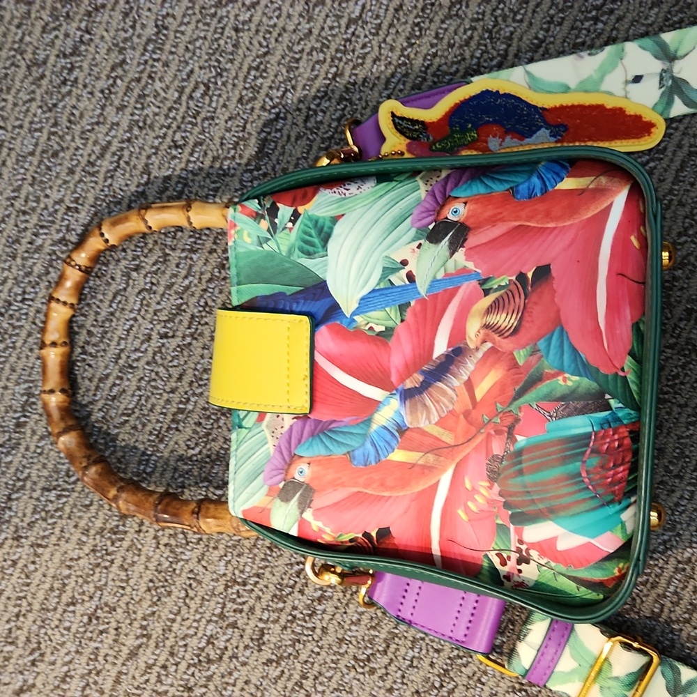 Cloe Guillermo Flores Tropical Print Bag - Picture 5 of 16